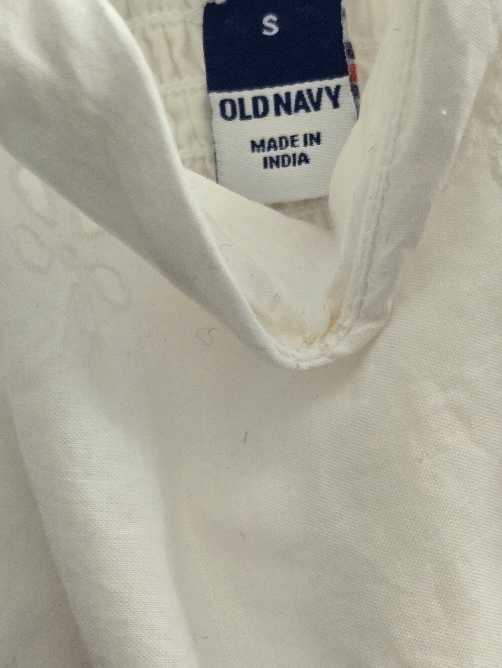 Old Navy Fit & Flare Eyelet White Midi Dress Size Small - Picture 3 of 7